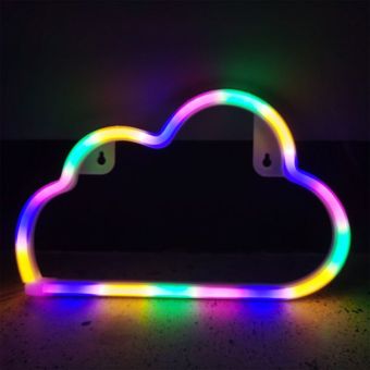 LED Cloud Neon Light Light Night Lamp Wall Art Room Party 
