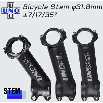 MTB-eje de bicicleta 7,17,35 grados,ultraligero,31,8mm,60-130mm,piezas 