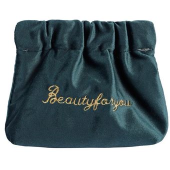 DOOZEEPA-Bolso para cosméticos de terciopelo para chica  Mini bolsa .. 