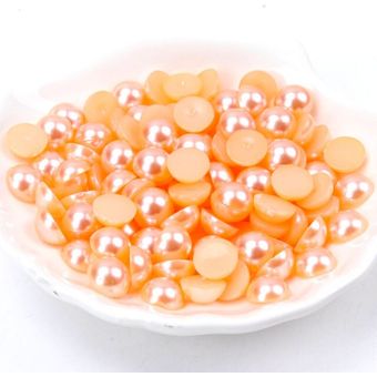 Perlas De Perlas De Imitación De Acrílico Semicircular Para 