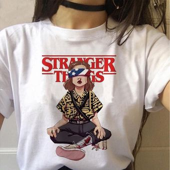 Camiseta Stranger Things 3 para mujer  camiseta divertida con la car.. 