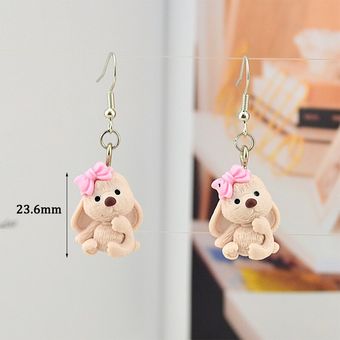 Nueva Muñeca De Dibujos Animados Creativa Pendientes Lindo 