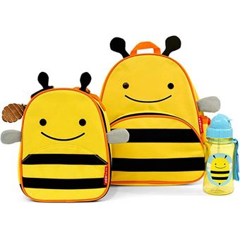 Bolso de la escuela de kindergarten 2-8 años de edad para niños Bolsos de la escuela del zoológico de la escuela impermeable transpirable y resistente al desgaste 