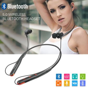 Bluetooth 5.0 Auriculares inalámbricos para el cuello Auriculares Blue 