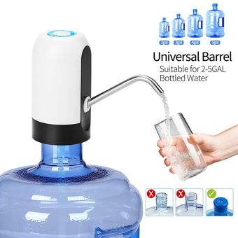 Bomba de agua elegante eléctrica universal USB que carga Botella de bebida bomba de agua 