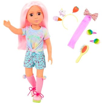 Ba Glitter Girls Hair Play Doll Nixie Glitter Girls-Multicolor 