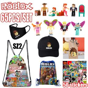 Roblox dibujos Juego bolsos con cordón deanimados 65PCS/SET