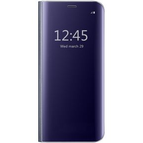 Funda De Soporte Espejo Para Samsung Galaxy J3 2017-Púrpura
