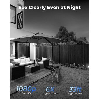  Cámara solar WiFi de seguridad para exteriores, 100% sin  cables, funciona con pilas, 1080p, conversación de 2 vías, visión nocturna,  detección de movimiento PIR, funciona con Alexa, REOLINK Argus Eco con