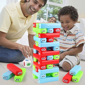 bloques de construcción divertidos Apilador de torre Jenga juguetes, 