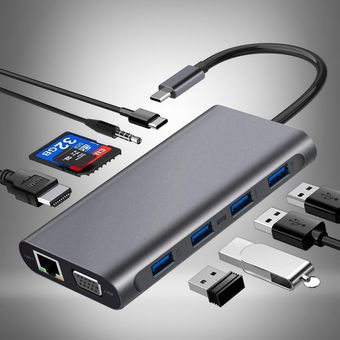 Centro Usb de Macbook Pro C a acoplador Multi-USB 3.0Usb 