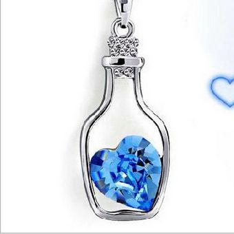 Deseando botella de moda para mujer decoración collar elegante collar Deseando botella de moda para mujer decoración collar elegante collar