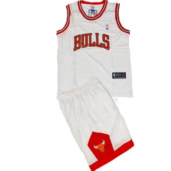 Pantaloneta Rojo-Negro-Blanco NBA Chicago Bulls - Compra Ahora