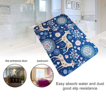 3 PCS  Set Flannel Bath Mats Impresión 3D Anti Slippery Baño conjuntos de alfombras 