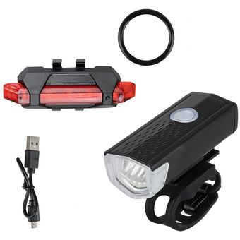 Cycle Torch Combo de pernos, set de luces para asegurar la bicicleta con  USB recargables | luz LED blanca y luz trasera para bicicleta, roja | luces