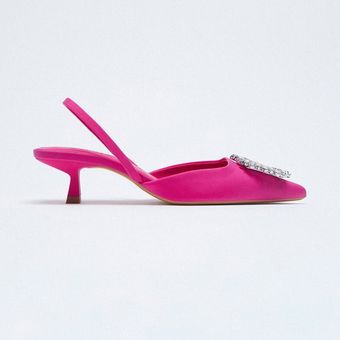 Za nuevos zapatos de verano rosa rosa zapatos de boda sandalias 
