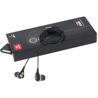 T1 de 3,5 mm para auriculares estéreo con cable metal de los sonidos graves en-auricular con micrófono 