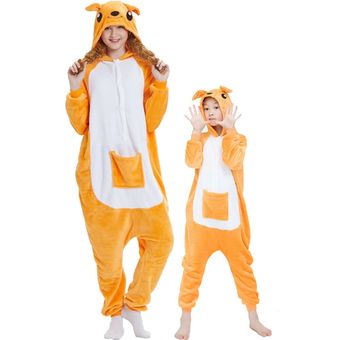 Unisex Adulto Cosplay Disfraces Halloween Animal Pijamas Invierno 