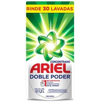 Ariel - Detergente Liquido Ropa Ariel Regular Pouchx1200Ml