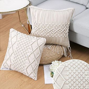 cubiertas de almohada d Fundas de cojín de algodón y lino para 100% 