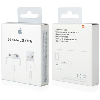 Cable cargador de colores para ipad tipo 30-pin