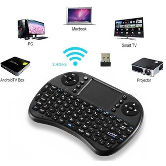 Mini Teclado Inalámbrico Touchpad Iluminado Smart Tv Xbox Pc, Moda de  Mujer