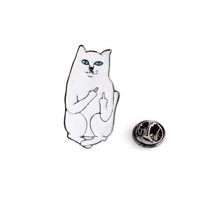 EY Personalidad Cartoon lindo gato Brooch pasadores creativas insignia de Regalo de joyería-Xz368