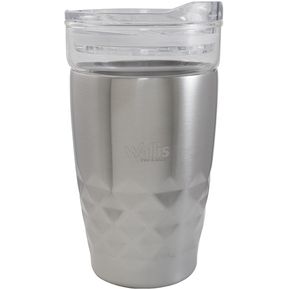 Taza Térmica Con Goma Y Protector Deslizante Antiderrames 350 Ml