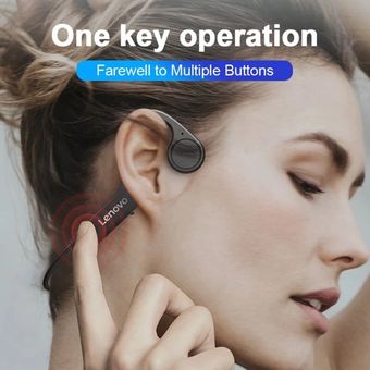 Lenovo X4 - Auriculares inalámbricos de conducción ósea, Bluetooth 5.0