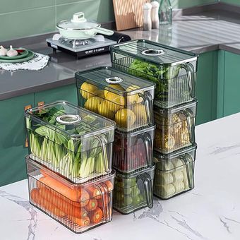 Caja Organizadora Refrigerador con Drenaje Chica