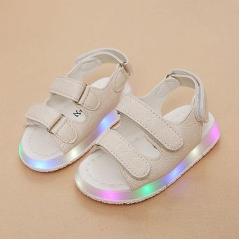LED Sandalias de Verano Xinantime Zapatos Deportivos para niños pequeños Sandalias de bebé para niñas Zapatillas Luminosas LED con Zapatos 0-6 años 