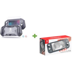 Consola Nintendo Switch Lite + Protector - Gris