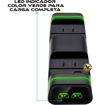 Estación De Carga Doble Virtual Zone Color Negro Para Control Xbox Series  X/S Y Xbox One