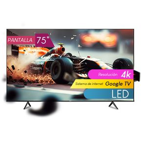 Pantalla Hisense 75 75A65K Smart TV Google UHD 4K LED 60HZ