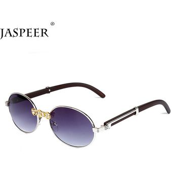 Jaspeer Rhinestone Vintage Sunglasses Women Diamond Retro 