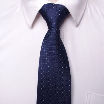 Clásico de los hombres de negocios formal corbata de boda 8cm raya corbata 