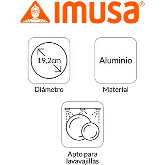 Parrilla para Arepas Imusa Aluminio 19.2 cm IMUSA