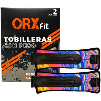 Par Tobilleras Peso Ajustable Ejercicio 750 gr - Total 1.5kg