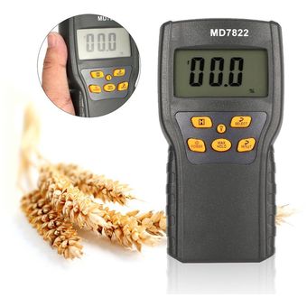 MD7822 Medidor de humedad de grano digital Termómetro de temperatura P 