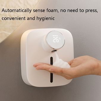 Dispensador de jabón inteligente con sensor automático 