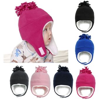 #Rose Red Sombrero de invierno para bebés,niños y niñas,f 