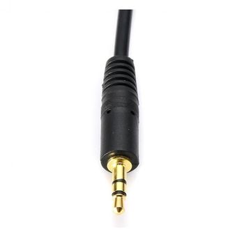 Cable 1X1 Auxiliar Plug 3.5Mm 1.5 Metros Negro Aud