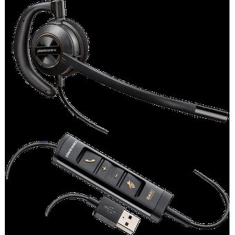 Auriculares USB-C Poly Blackwire C5220 + cable integrado