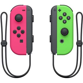 Controles Joy Con-L y R Nintendo Switch Rosa Neón -Verde Ne...