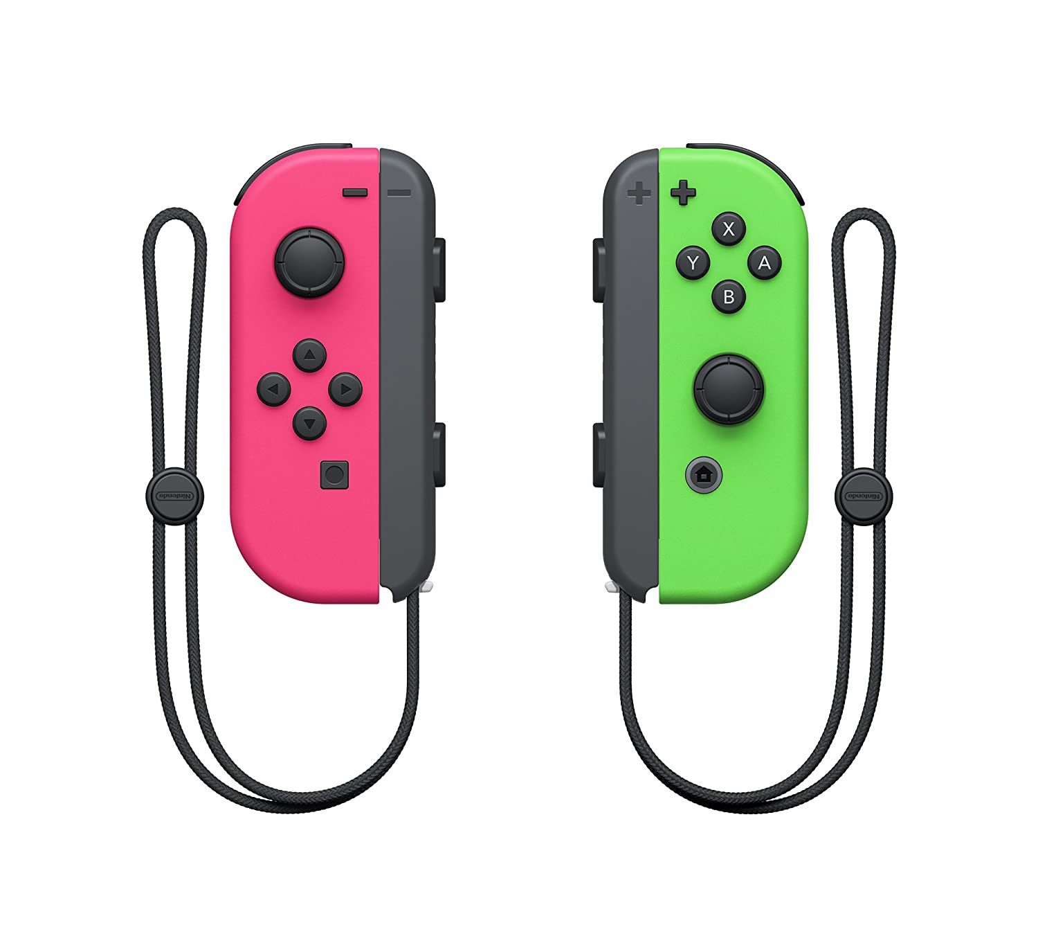 Controles Joy Con-L y R Nintendo Switch Rosa Neón -Verde Neón