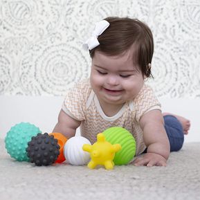 Juguete Didáctico Bolas Agarre Sensoriales Bebé Estimulación Infantil