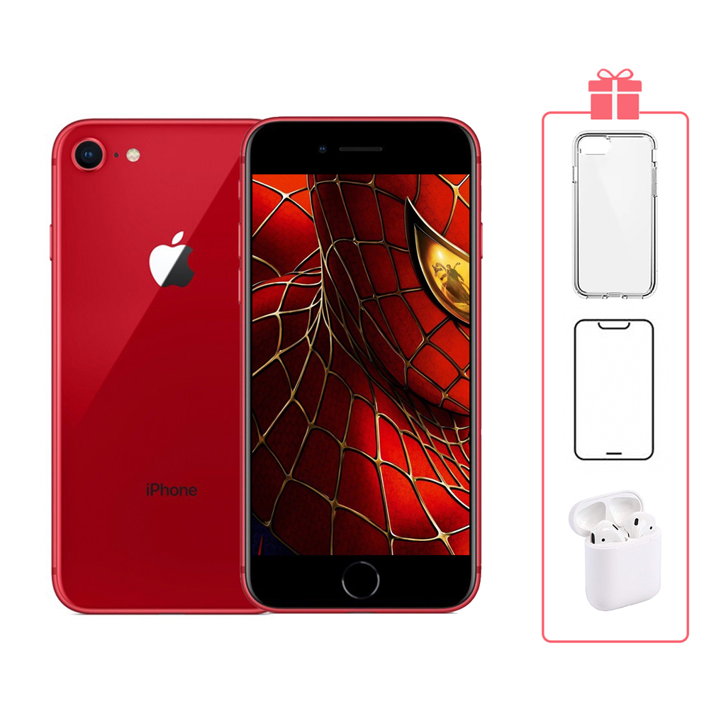 Desbloqueados Apple iphone 8 64G Rojo Aud fonos Inal mbrico