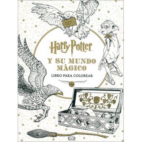 Harry Potter y su mundo mágico libro p/colorear