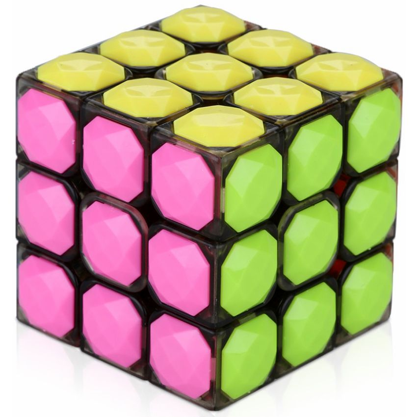 Cubo Rubik Yongjun 3x3 Diamond De Alta Velocidad J1081