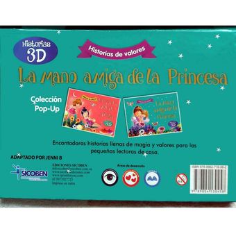 Libro Infantil 3D Sicoben La Mano Amiga De La Princesa 3D 